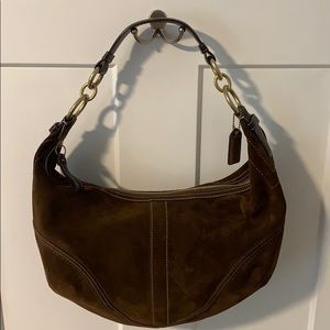 Coach suede hobo - great condition